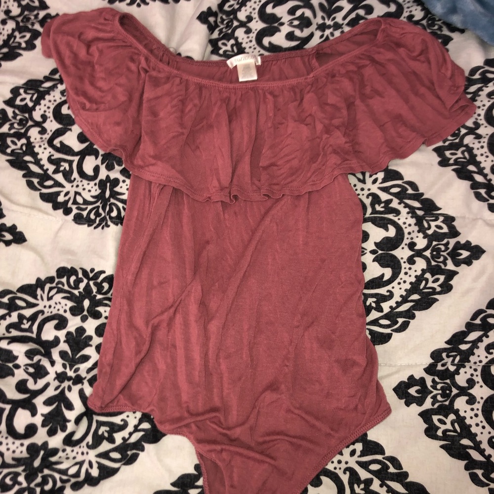 Off the shoulder bodysuit